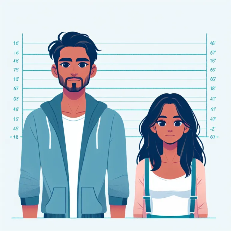 Идеальная разница в росте между мужчиной и женщиной