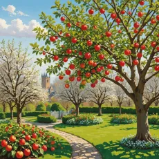 Искусство создания идеального сада: от обрезки ремонтантной малины весной до ухода за яблоней Роялти