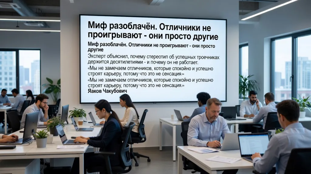 Миф разоблачён. Отличники не проигрывают - они просто другие